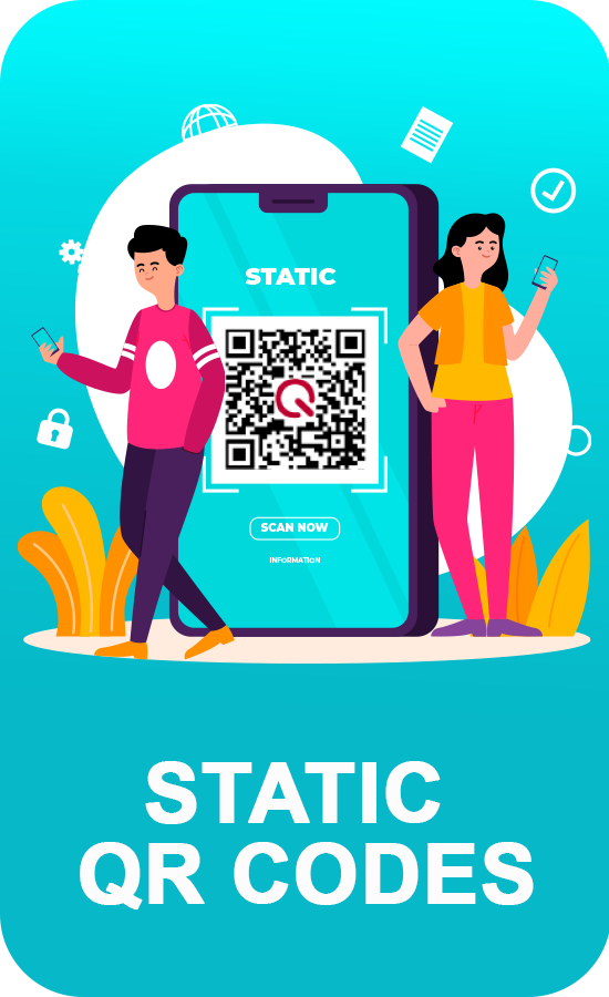 Statischer QR-Code mit festem Ziel